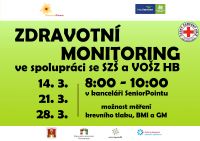 Pravidelný zdravotní monitoring v březnu!