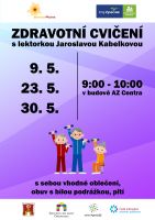 Zdravotní cvičení v květnu