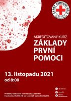 Kurz Základy první pomoci a doškolovací kurz Zdravotník zotavovacích akcí.