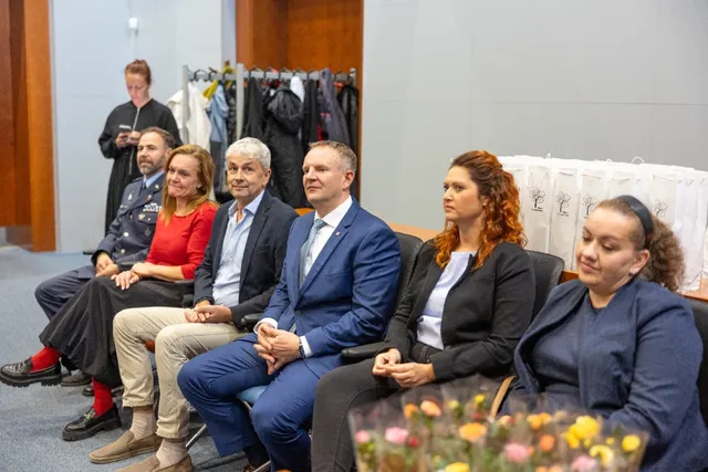 Slavnostní předávání Zlatého kříže ČČK 2. třídy pro bezpříspěvkové dárce za 120 odběrů krve, které proběhlo dne 13.10.2026