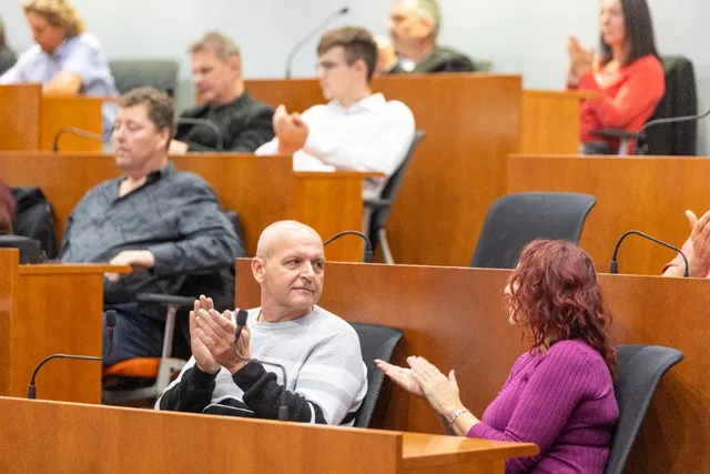 Slavnostní předávání Zlatého kříže ČČK 2. třídy pro bezpříspěvkové dárce za 120 odběrů krve, které proběhlo dne 13.10.2026