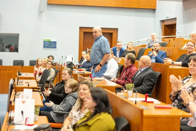 Slavnostní předávání Zlatého kříže ČČK 2. třídy pro bezpříspěvkové dárce za 120 odběrů krve, které proběhlo dne 13.10.2026