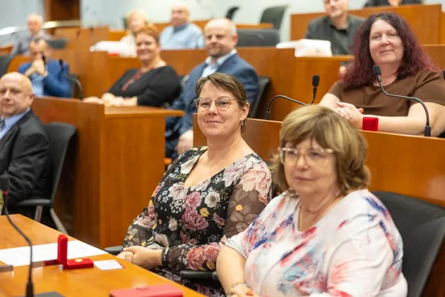 Slavnostní předávání Zlatého kříže ČČK 2. třídy pro bezpříspěvkové dárce za 120 odběrů krve, které proběhlo dne 13.10.2026